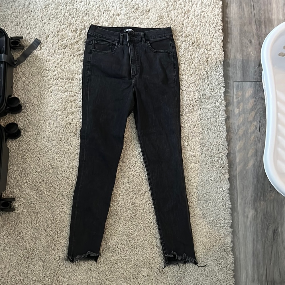 Express black jeans